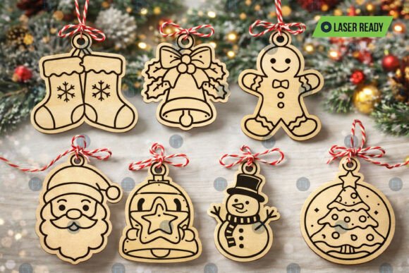 Download Paintable Christmas Ornaments SVG Bundle - Premium Bundle