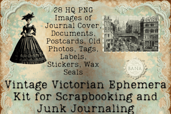Download Vintage Victorian Ephemera Kit - Vintage victorian Collection